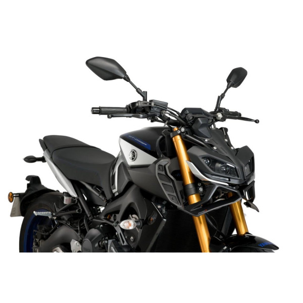 Puig Puig front downforce wings | black | yamaha mt-09 2017>2020